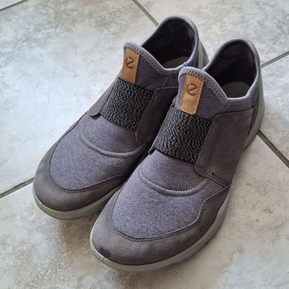 Ecco Biom Street Slip-On Sneakers - Grey/Purple - Women's EU 36 / US 5.5 - Picture 2 of 9